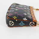 LOUIS VUITTON Monogram Multicolor Pochette Accessoires Black M92648 Auth 120858V-5
