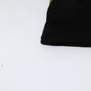 Miu Miu Shoulder Pouch Suede Black Gold Auth 120859A-9