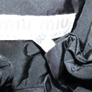 Miu Miu Shoulder Pouch Suede Black Gold Auth 120859-12