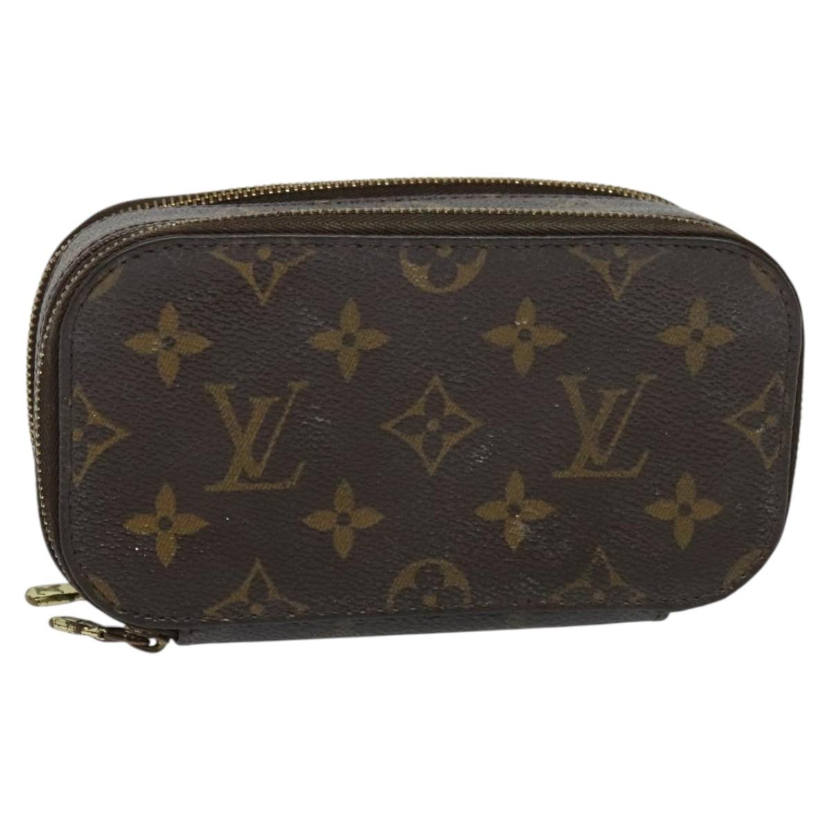 LOUIS VUITTON ポーチトゥルース・ブラッシュ PM LOUIS VUITTON Monogram Trousse Brush PM Cosmetic Pouch M47510 LV