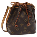 LOUIS VUITTON Monogram Nanonoe Shoulder Bag M81266 LV Auth 120868-1