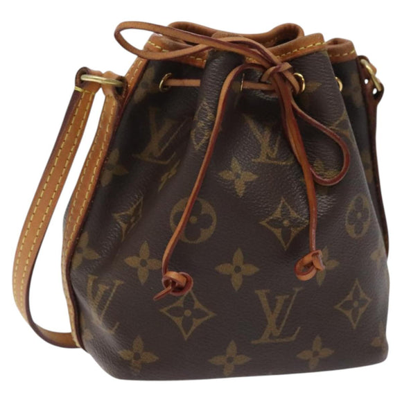 LOUIS VUITTON Monogram Nanonoe Shoulder Bag M81266 LV Auth 120868