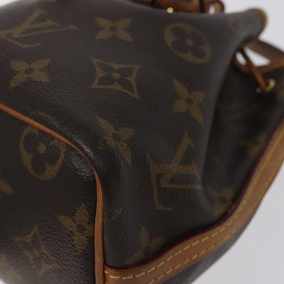 LOUIS VUITTON Monogram Nanonoe Shoulder Bag M81266 LV Auth 120868