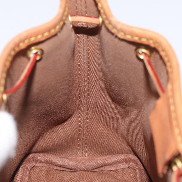 LOUIS VUITTON Monogram Nanonoe Shoulder Bag M81266 LV Auth 120868