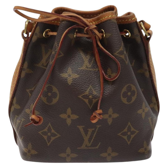 LOUIS VUITTON Monogram Nanonoe Shoulder Bag M81266 LV Auth 120868