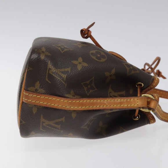 LOUIS VUITTON Monogram Nanonoe Shoulder Bag M81266 LV Auth 120868