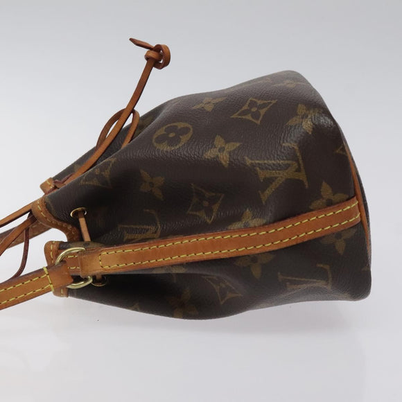 LOUIS VUITTON Monogram Nanonoe Shoulder Bag M81266 LV Auth 120868