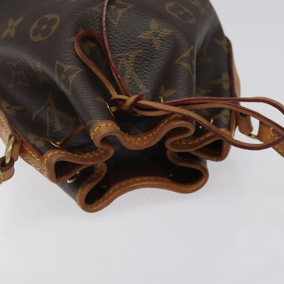 LOUIS VUITTON Monogram Nanonoe Shoulder Bag M81266 LV Auth 120868
