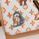 LOUIS VUITTON Catgram Twist MM Shoulder Bag White M44460 LV Auth 120872SM-21