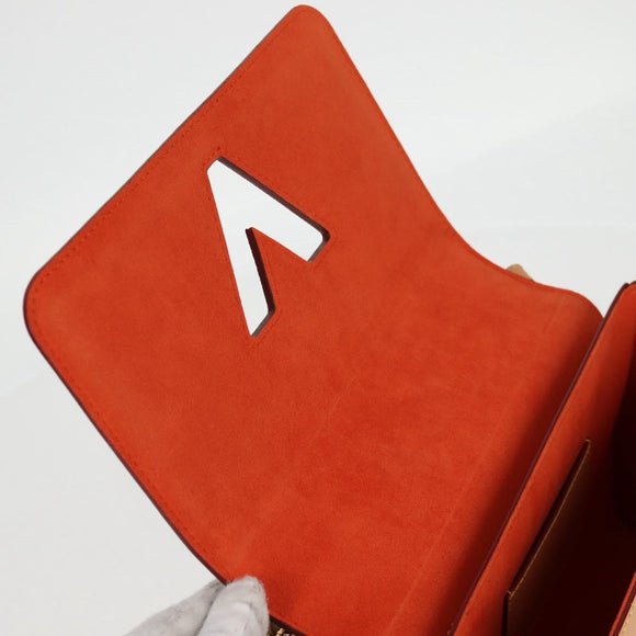 LOUIS VUITTON Catgram Twist MM Shoulder Bag White M44460 LV Auth 120872SM