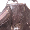 CELINE C Sulky Shoulder Bag Canvas Brown Gold Auth 120905-20