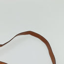 CELINE Macadam Canvas Shoulder Bag PVC Beige Gold Auth 120907-8