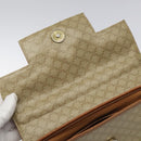 CELINE Macadam Canvas Hand Bag PVC Beige Gold Auth 120908-17