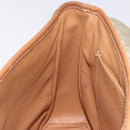 CELINE Macadam Canvas Hand Bag PVC Beige Gold Auth 120908-20