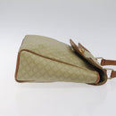 CELINE Macadam Canvas Hand Bag PVC Beige Gold Auth 120908-3