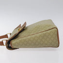 CELINE Macadam Canvas Hand Bag PVC Beige Gold Auth 120908-4