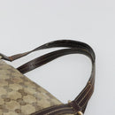 GUCCI GG Crystal Shoulder Bag Coated Canvas Brown Gold 181488 Auth 120919-15