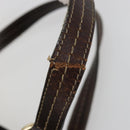 GUCCI GG Crystal Shoulder Bag Coated Canvas Brown Gold 181488 Auth 120919-9