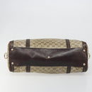 GUCCI GG Crystal Shoulder Bag Coated Canvas Brown Gold 181488 Auth 120919-17