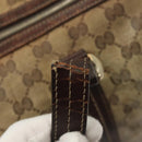 GUCCI GG Crystal Shoulder Bag Coated Canvas Brown Gold 181488 Auth 120919-10