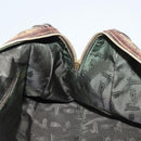 GUCCI GG Crystal Shoulder Bag Coated Canvas Brown Gold 181488 Auth 120919-19