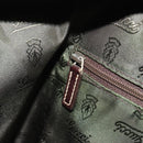 GUCCI GG Crystal Shoulder Bag Coated Canvas Brown Gold 181488 Auth 120919-25