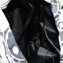 CHANEL Matelasse Chain Shoulder Bag Silk Black Silver CC Auth 120924-20