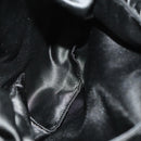 CHANEL Matelasse Chain Shoulder Bag Silk Black Silver CC Auth 120924-21