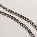 CHANEL Matelasse Chain Shoulder Bag Silk Black Silver CC Auth 120924-8