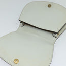 Chloe Nile Hand Bag Leather 2way Gray Gold Auth 120933-14