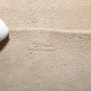 Chloe Nile Hand Bag Leather 2way Gray Gold Auth 120933-15