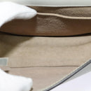 Chloe Nile Hand Bag Leather 2way Gray Gold Auth 120933-16