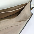 Chloe Nile Hand Bag Leather 2way Gray Gold Auth 120933-17