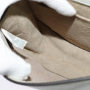 Chloe Nile Hand Bag Leather 2way Gray Gold Auth 120933-18