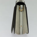 Chloe Nile Hand Bag Leather 2way Gray Gold Auth 120933-5