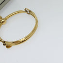 Chloe Nile Hand Bag Leather 2way Gray Gold Auth 120933-7