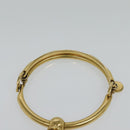 Chloe Nile Hand Bag Leather 2way Gray Gold Auth 120933-8