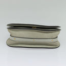 Chloe Nile Hand Bag Leather 2way Gray Gold Auth 120933-9