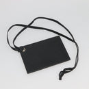 BALENCIAGA Hand Bag Leather Black Silver Auth 120938-21