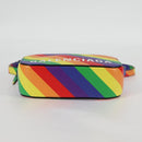 BALENCIAGA Camera bag XS Shoulder Bag Leather Rainbow 558171 Auth 120939SAM-5