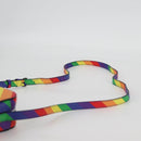 BALENCIAGA Camera bag XS Shoulder Bag Leather Rainbow 558171 Auth 120939M-9