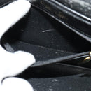 Christian Dior Honeycomb Canvas Shoulder Bag PVC Black Gold Auth 120944-12