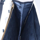 MCM Logogram Vicetos Shoulder Bag PVC Leather White Gold Auth 120950-20