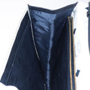 MCM Logogram Vicetos Shoulder Bag PVC Leather White Gold Auth 120950-21