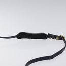 MCM Logogram Vicetos Shoulder Bag PVC Leather White Gold Auth 120950-8