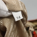 PRADA Shoulder Bag Nylon Orange Silver Auth 120954-12