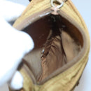 PRADA Shoulder Bag Nylon Brown Silver Auth 120961-19