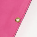 Miu Miu Chain Shoulder Bag Canvas Leather 2way Pink Gold Auth 120964AM-24