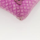 BOTTEGA VENETA Shoulder Bag Velor Purple Auth 120966-15