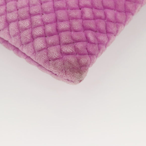 BOTTEGA VENETA Shoulder Bag Velor Purple Auth 120966